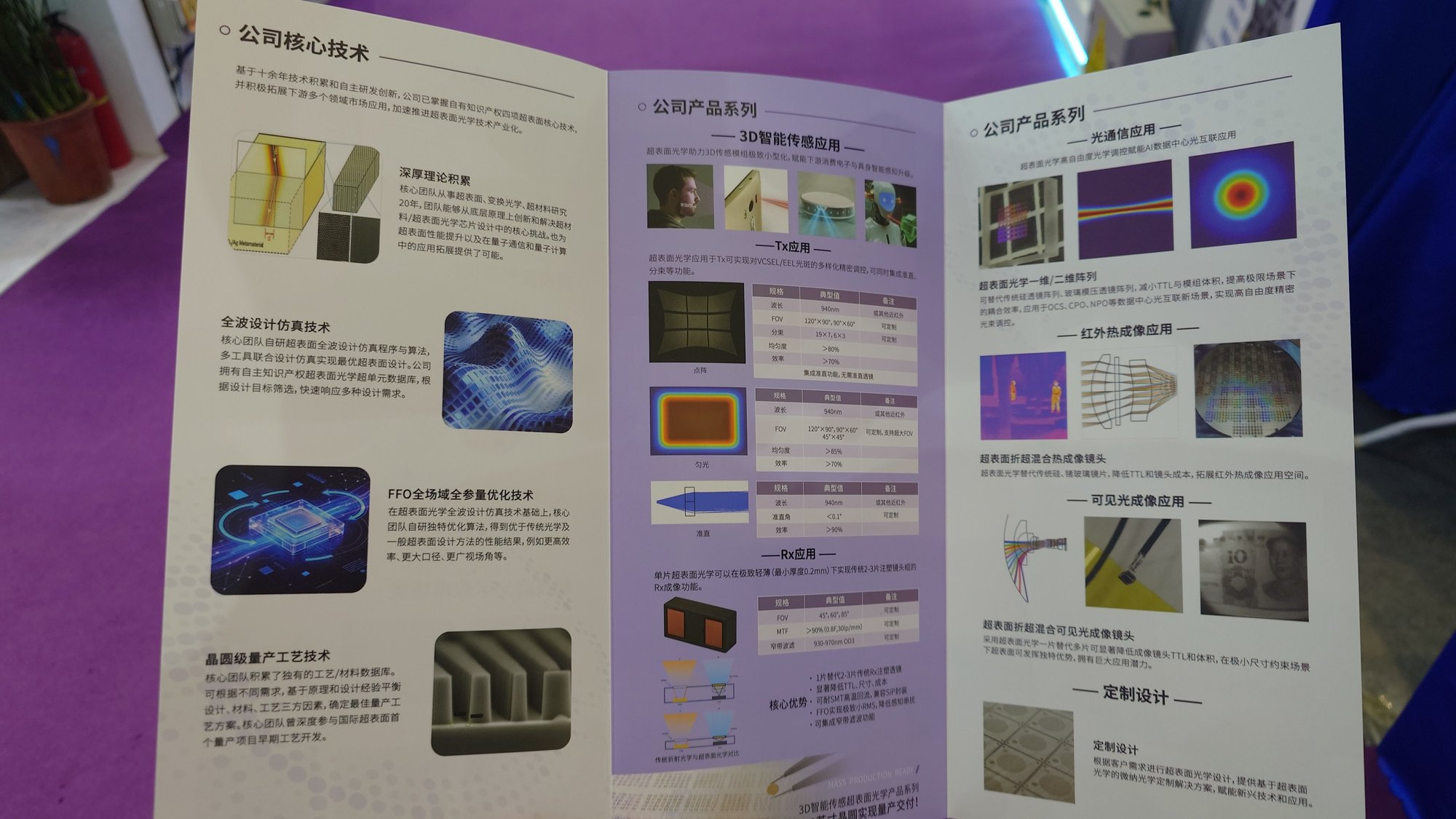 MetaXi Photonics catalogue