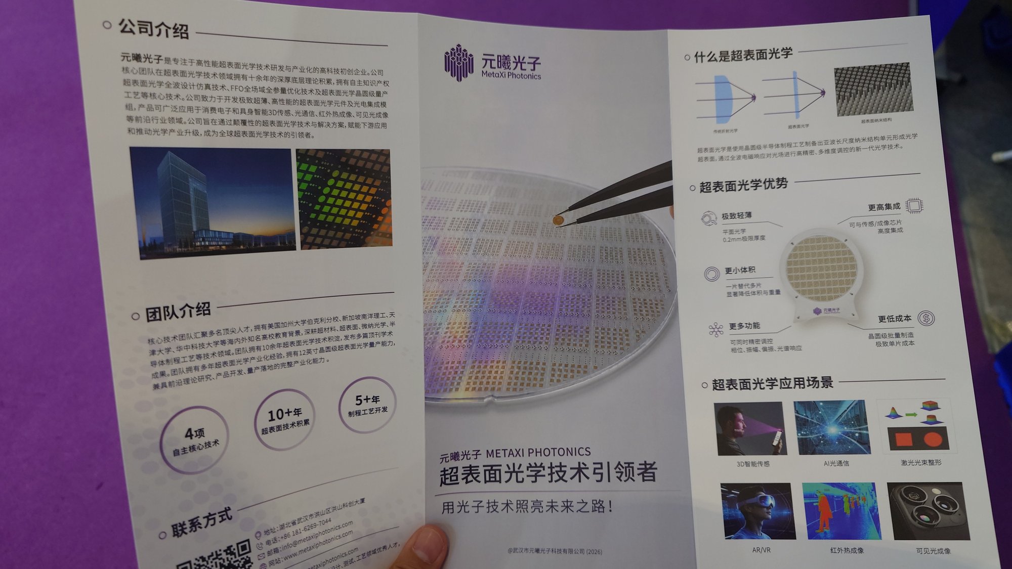 MetaXi Photonics catalogue